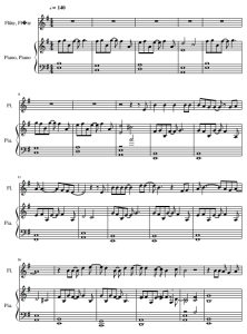 Let it go 长笛钢琴 带分谱 有试听-云音圈