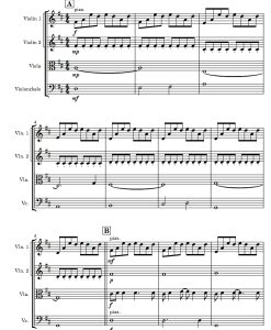 Love Story 弦乐四重奏 总谱+分谱 有试听-云音圈