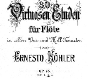 科勒 长笛高级练习曲30首-云音圈