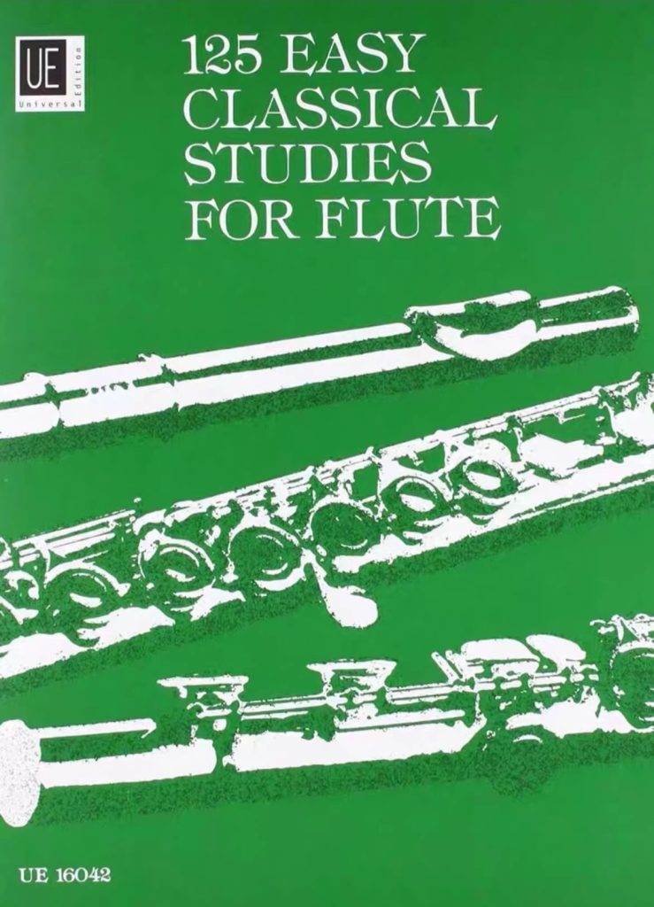 125首长笛简易经典练习曲 125 Easy Classical Studies for Flute