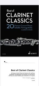 20首单簧管经典古典曲小品集 带钢琴伴奏谱-云音圈