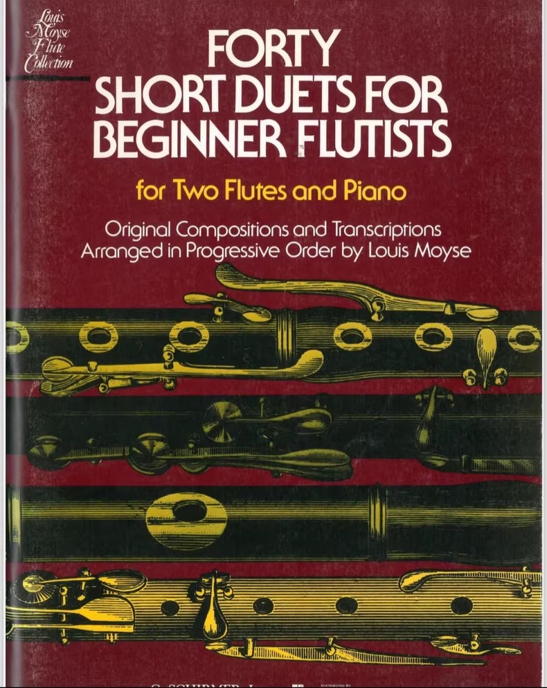路易斯·莫伊斯 40首长笛初级二重奏曲集 Forty Short Duets for Flutist