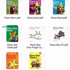 全套八册英皇教材《钢琴小星星》-云音圈