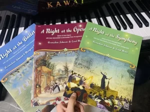 阿尔弗雷德出版 三本 （歌剧之夜，交响乐之夜，芭蕾之夜） 三级左右难度 每首乐曲前面都有故事讲解-云音圈