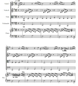 perfect 弦乐四重奏+钢琴 总谱+分谱 有试听-云音圈