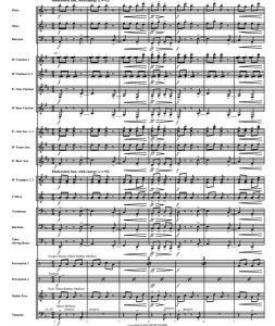 中国民乐幻想曲 2级 交响管乐 总谱+分谱 有试听-云音圈