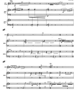 写意 锣鼓经 琵琶胡琴三重奏 总谱 有试听-云音圈