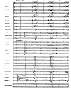 太平洋的梦想 空想 3级 交响管乐 总谱+分谱 有试听-云音圈