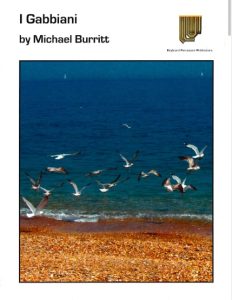 I Gabbiani 海鸥 迈克尔·伯里特 马林巴四槌独奏谱-云音圈