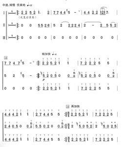 明亮的太阳 葫芦丝三重奏简谱 带伴奏音频 有试听-云音圈