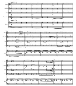 暮光之城 A Thousand Years 弦乐四重奏+钢琴 总谱+分谱 有试听-云音圈