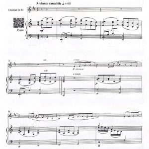 来自中国的旋律 单簧管钢琴 总谱+分谱 有试听-云音圈