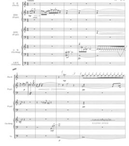 楚歌 竹笛琵琶古筝大提琴重奏 总谱 有试听-云音圈