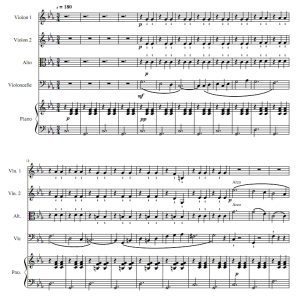 肖斯塔科维奇第二圆舞曲 弦乐四重奏+钢琴 总谱+分谱 有试听-云音圈