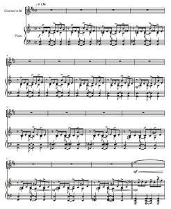 自由探戈  单簧管钢琴 总谱 有试听-云音圈