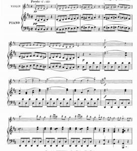 费加罗的婚礼 弦乐四重奏+钢琴 总谱+分谱-云音圈