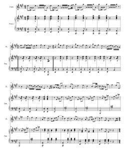 商品为线谱  走进快活岭 竹笛钢琴谱-云音圈