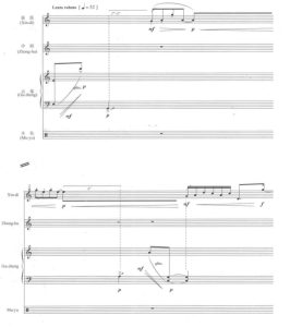 韶乐之乐 新笛中胡古筝木鱼民乐四重奏 总谱 有试听-云音圈