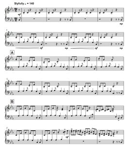 Blue Sly 中-高级 四槌 独奏 马林巴谱 有试听-云音圈