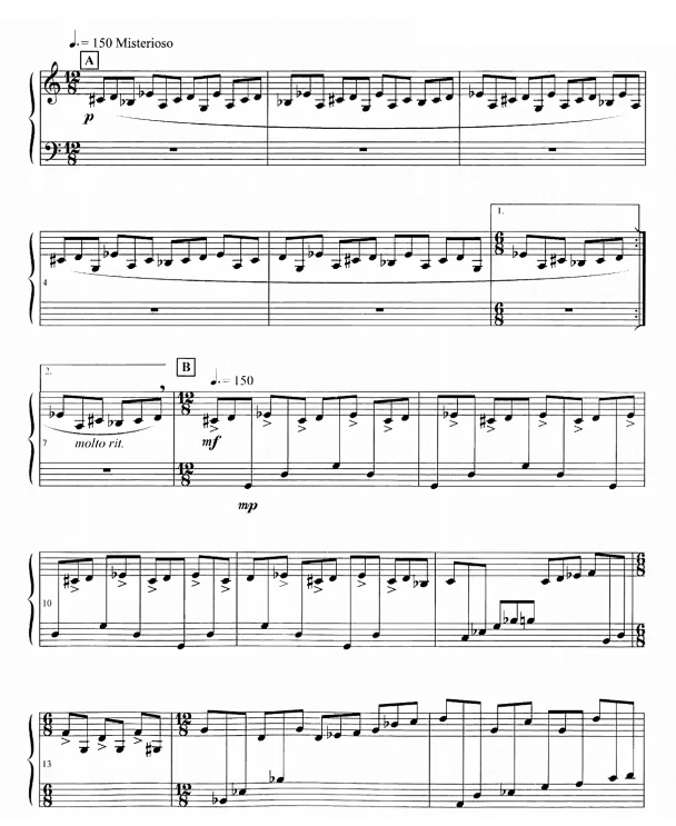 Izgalom 高级 弗里德曼 四槌 独奏 马林巴谱  有试听