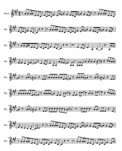 The Edge Of Glory 圆号谱 有试听-云音圈