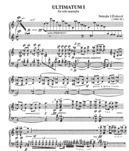 Ultimatum I 高级 兹维科维奇 四槌 独奏 马林巴谱 有试听-云音圈