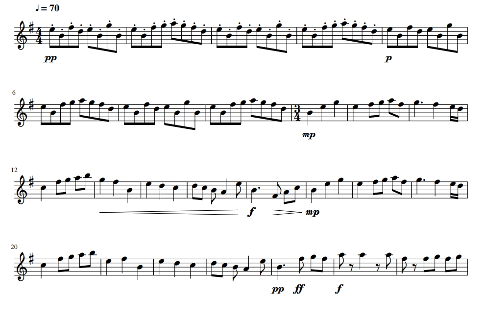 Waterfall 小提琴谱 有试听