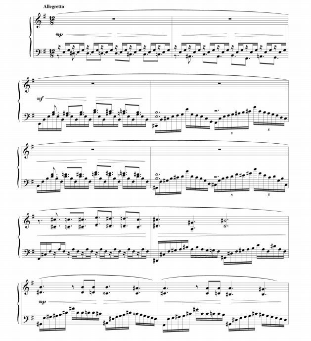 e小调练习曲 张钧量 四槌 马林巴谱 有试听