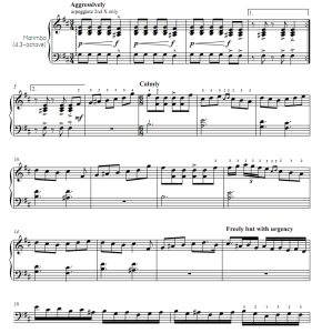 一天的好心情  中级 四槌 独奏 马林巴谱 有试听-云音圈