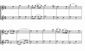 三套车 萨克斯二重奏 总谱 有试听-云音圈