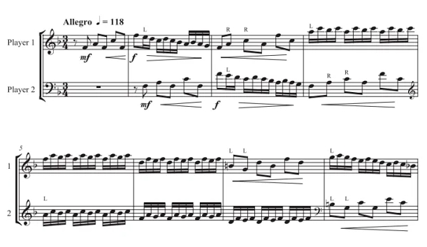 图片[2]-二部创意曲3首 斯劳森版 中级 马林巴二重奏总谱 有试听