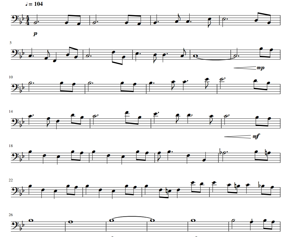 侏罗纪公园主题曲  长号独奏  有试听