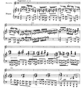 克雷斯顿 马林巴小协奏曲 Op.21 马林巴独奏谱+钢琴伴奏谱 有试听-云音圈