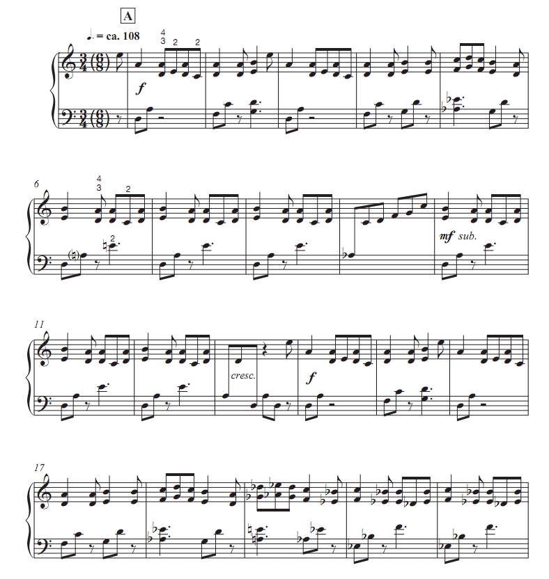 北安普敦 费尔德曼版 中级 四槌 独奏 马林巴谱 有试听