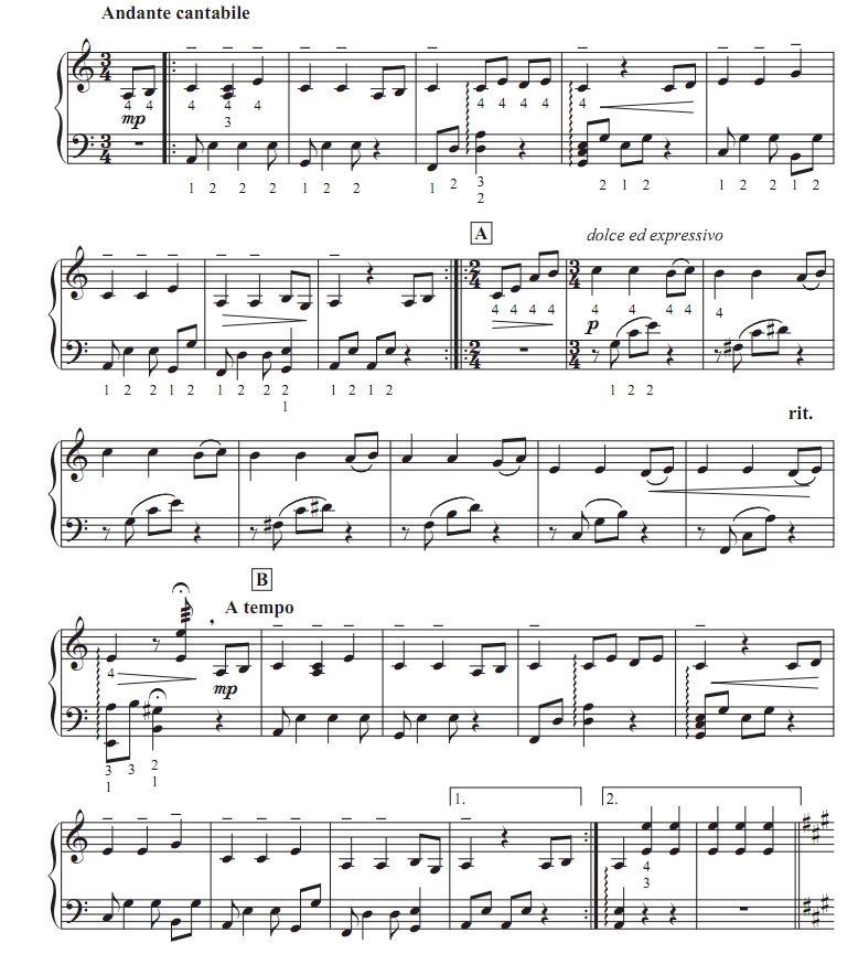 十一月的某一天  中级 贝克版 四槌 独奏 马林巴谱 有试听