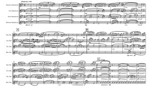 千与千寻 神隐 久石让 萨克斯四重奏 总谱+分谱 有试听-云音圈