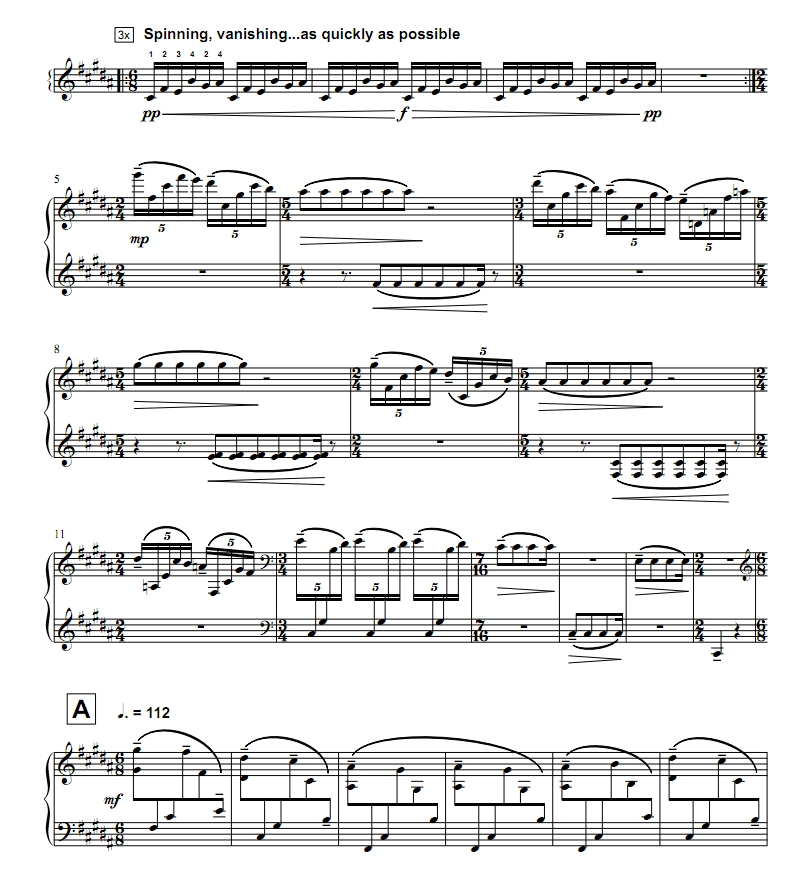 博纳维尔幽灵  芬利版 四槌 独奏 马林巴谱 有试听