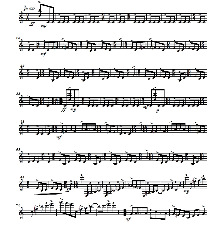 卡卢沙人 马林巴独奏 有试听