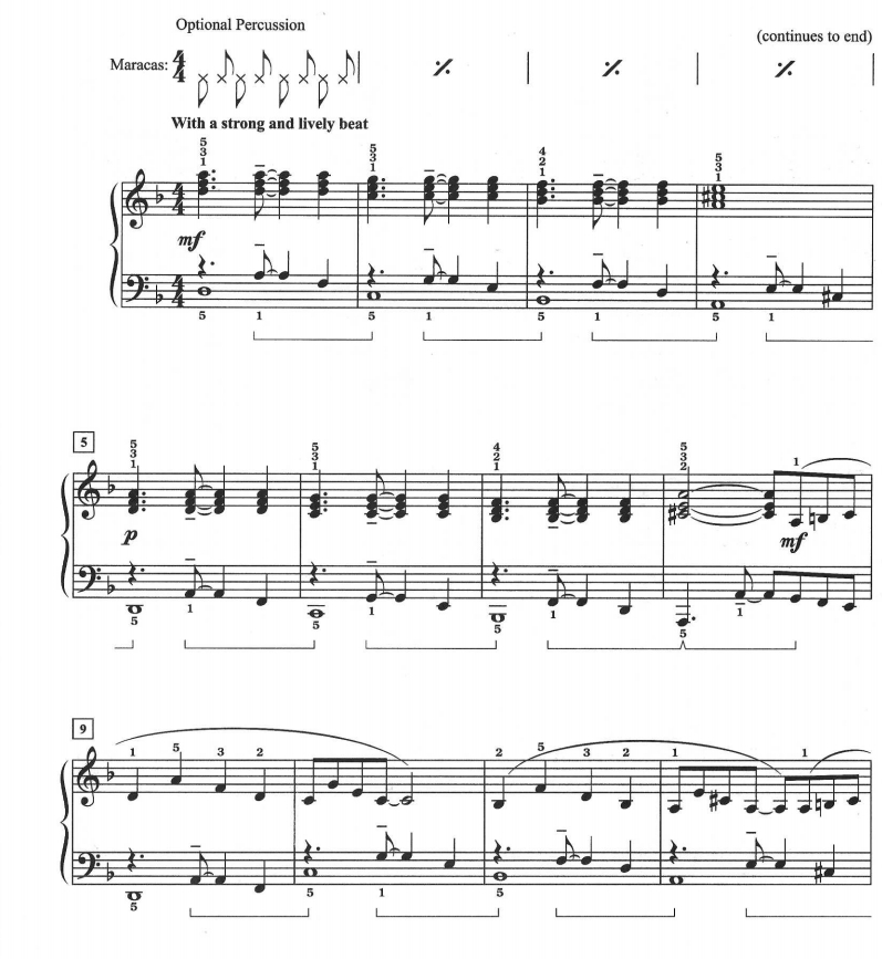 古巴舞曲 四级比赛曲目 钢琴独奏  有试听