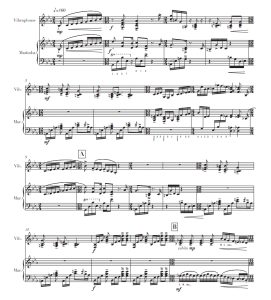 吸引我  高级 颤音琴马林巴 打击乐二重奏总谱 有试听-云音圈