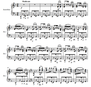 哈巴涅拉舞曲 手风琴谱 有试听-云音圈