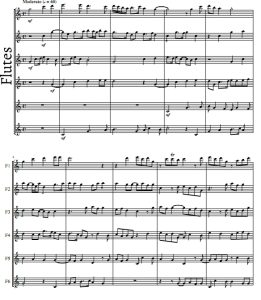 在那时 正说话 长笛六重奏 总谱+分谱 有试听-云音圈