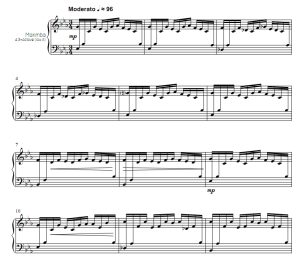 夏日花园练习曲 中级 派厄特版 四槌 独奏 马林巴谱 有试听-云音圈