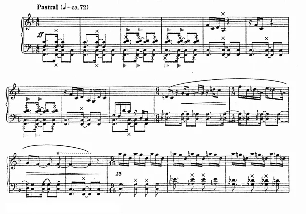 安倍圭子 铃鼓意译 中级 四槌 独奏 马林巴谱 有试听