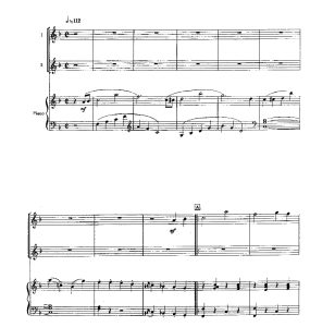 小小世界《真善美的小世界》主题曲 长笛二重奏 总谱 有试听-云音圈