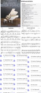 娜塔莉娅钢琴之声 The sound of piano 22首冷门好听浪漫曲乐谱+音频-云音圈