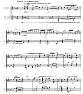 德彪西 月光 中-高级 莱斯厄版 马林巴二重奏总谱 有试听-云音圈