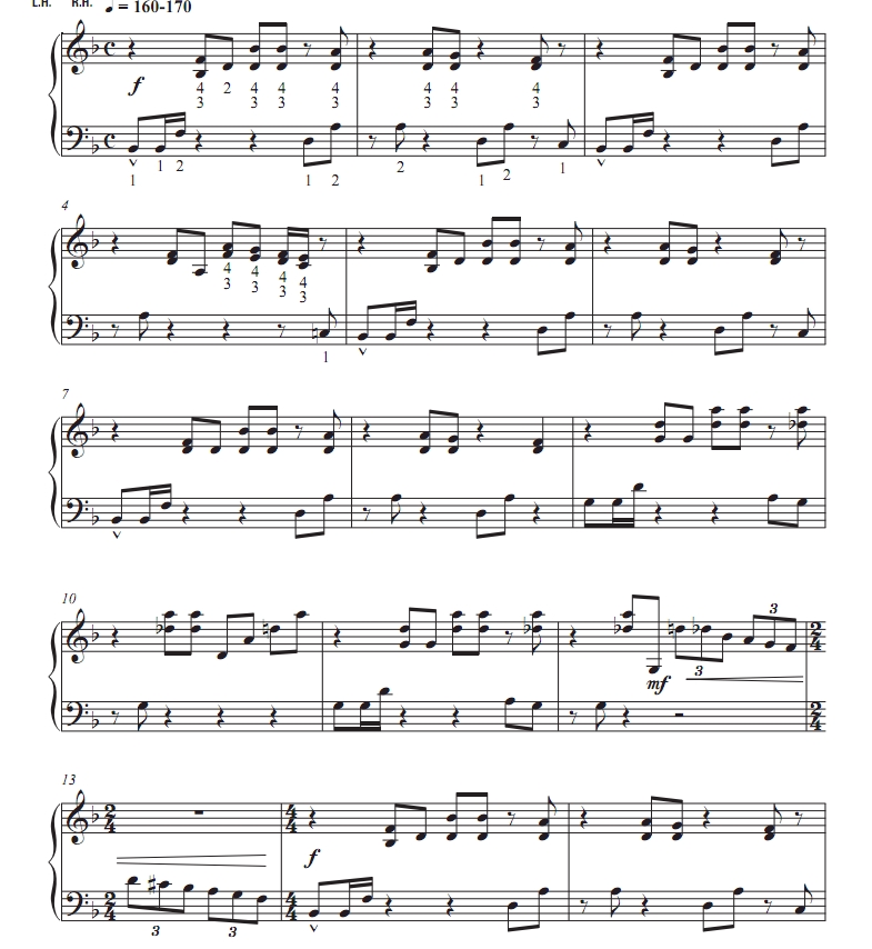 恶搞曲 蒙克曼版 四槌 马林巴谱 有试听