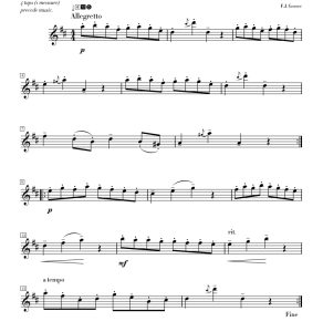 戈赛克-加沃特舞曲 长笛独奏 带伴奏音频 有试听-云音圈