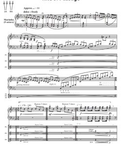 成年礼  蒙克曼版 高级 马林巴+打击乐三重奏 总谱+分谱 有试听-云音圈